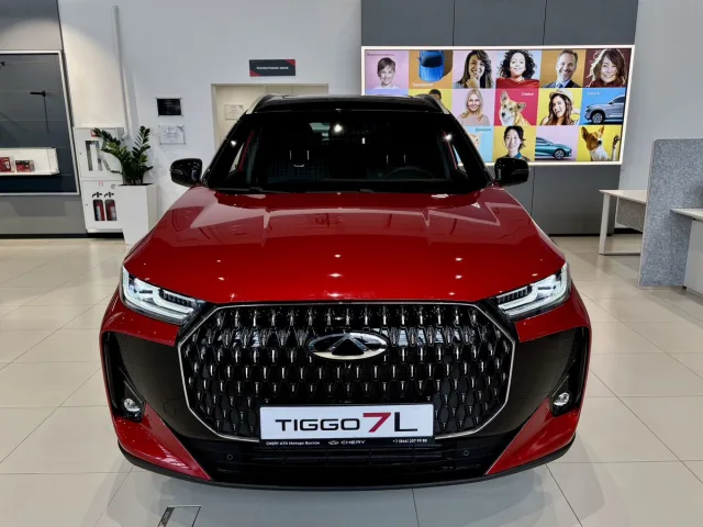 CHERY Tiggo 7L 2026, красный металлик — фото 2