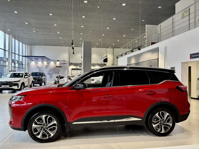 CHERY Tiggo 7L 2026, красный металлик — фото 4